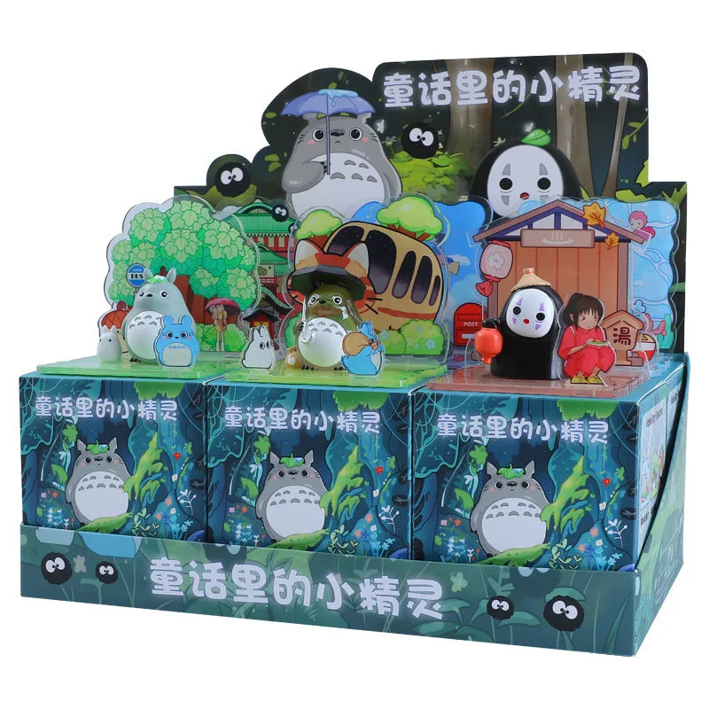 Bandai Totoro Anime Figurine Blind Box Collectible Model