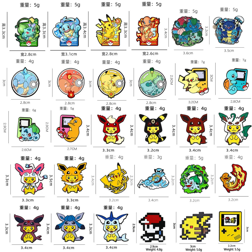 Potdemiel Random Enamel Character Pins for Bags and Backpacks