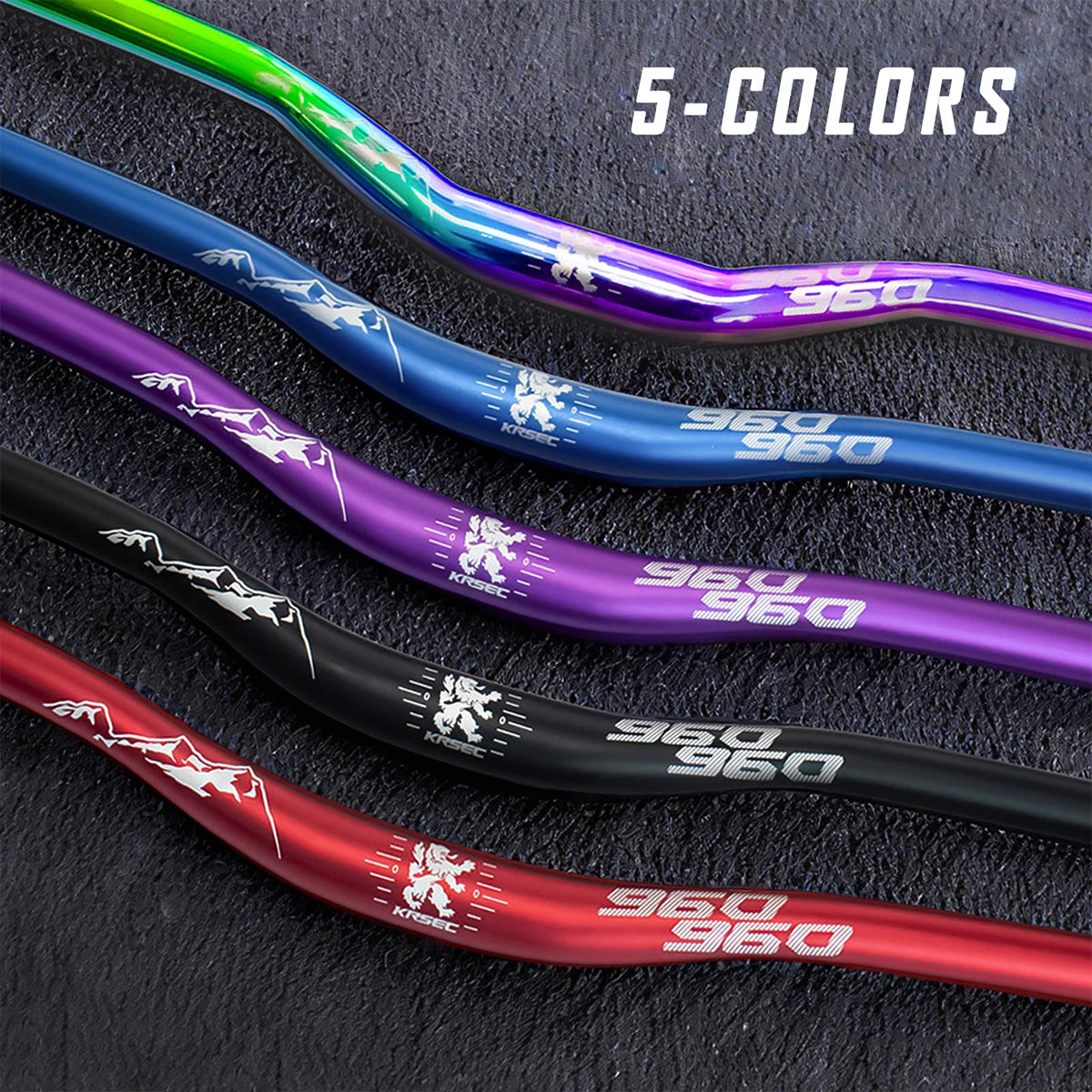 Aluminum Alloy Mountain Bike Riser Handlebar for MTB Cycling