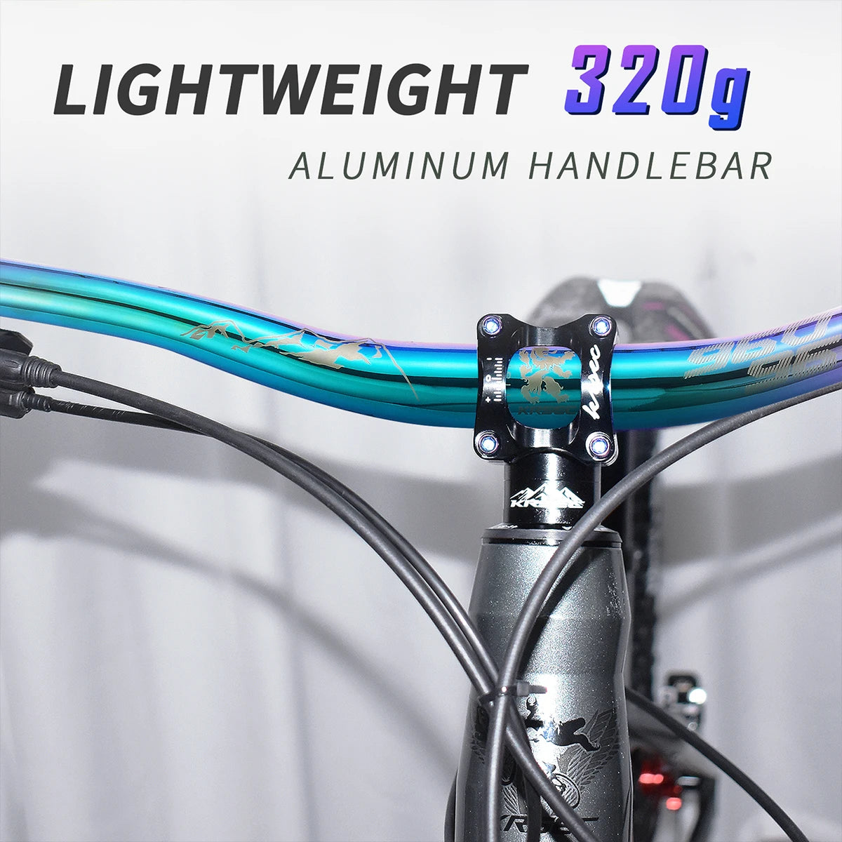 Aluminum Alloy Mountain Bike Riser Handlebar for MTB Cycling