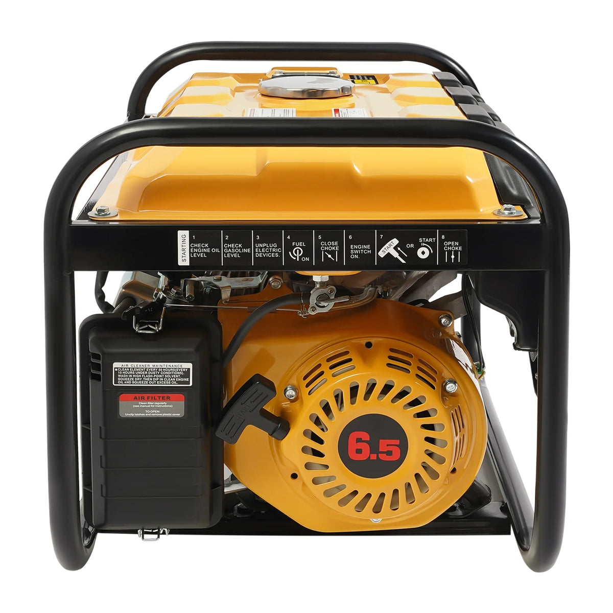 Bymaocar Portable Gasoline Generator With Four Stroke Engine
