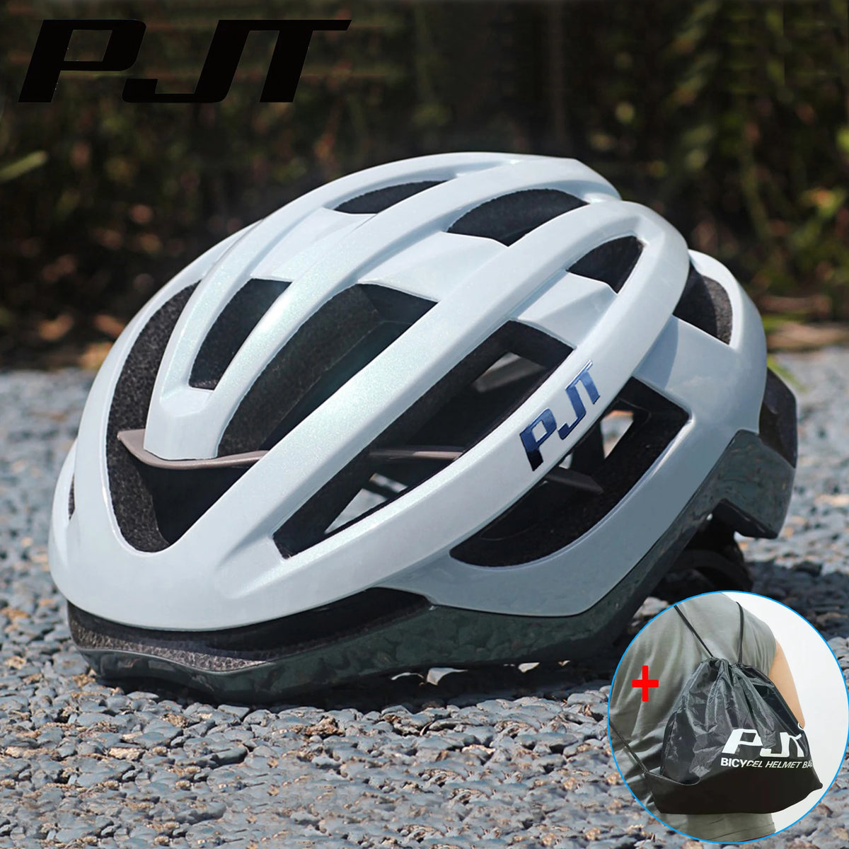 PJT Lightweight Molded Bicycle Helmet for Road and Mountain Cycling