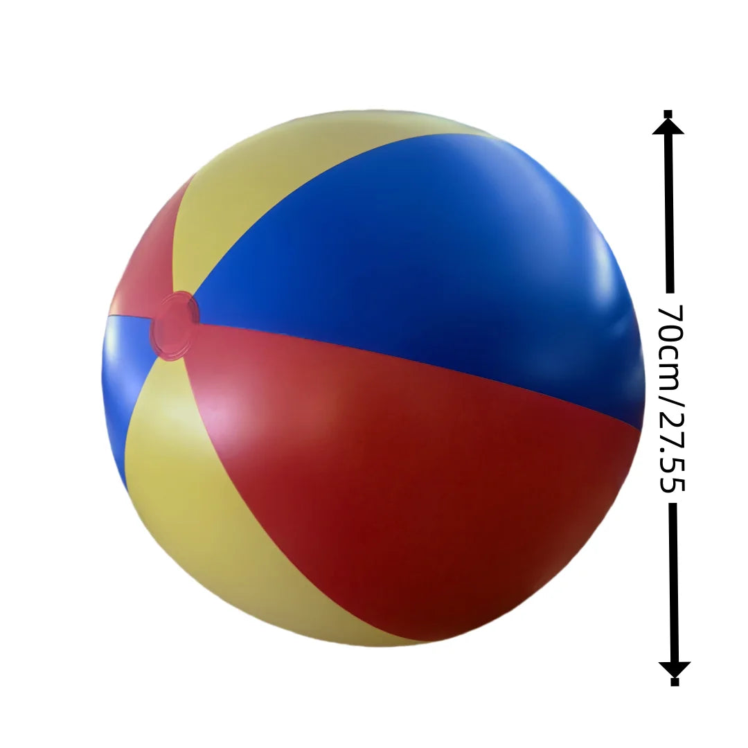 New Outdoor Gmaes Fun Toys Giant Outdoor Beach Ball Colorful PVC Inflatable Ball for Lawn Games School Fun Family Activities