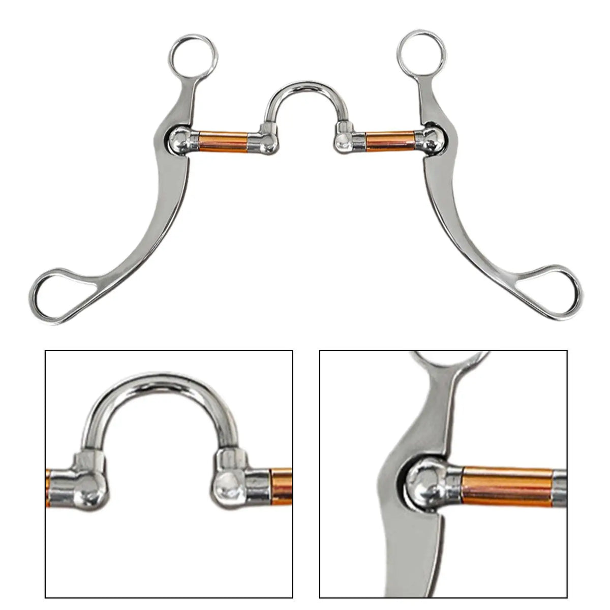 FangNymph Horse Snaffle Bit Bridle For Gentle Control and Training
