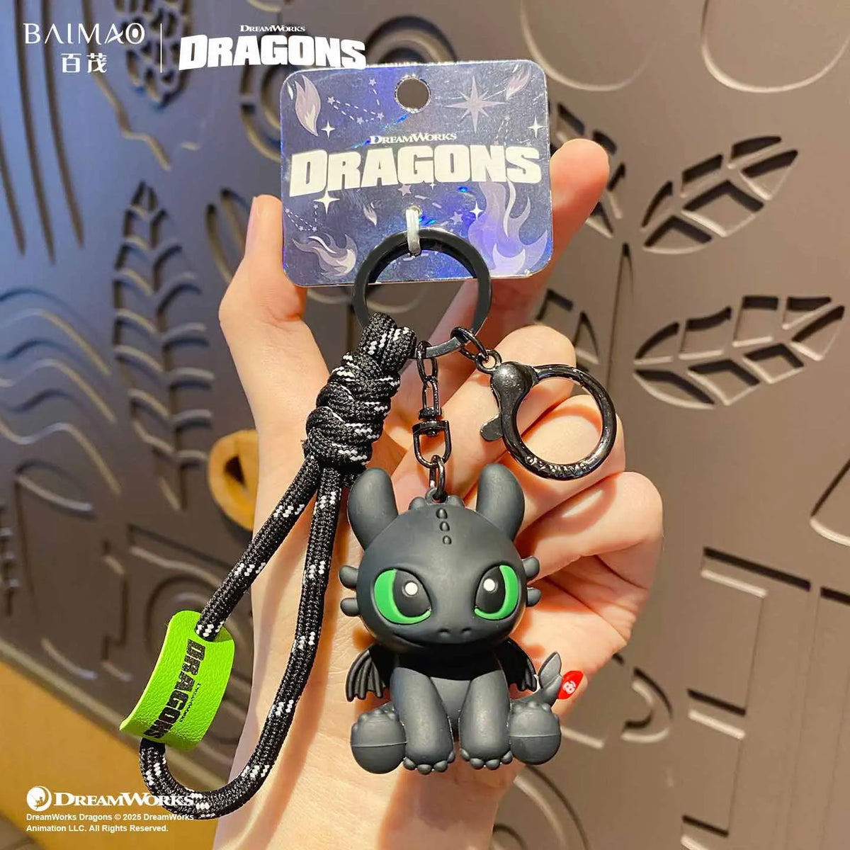 Original Genuine Version How-To Train Your Dragon Toothless Small Ornament Small Accessories Car Keychain Pendant Gift