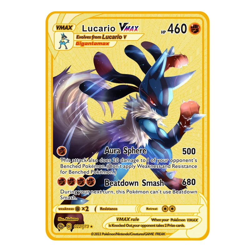 Bandai Arceus Charizard Mewtwo Lucario Greninja Anime Trading Card