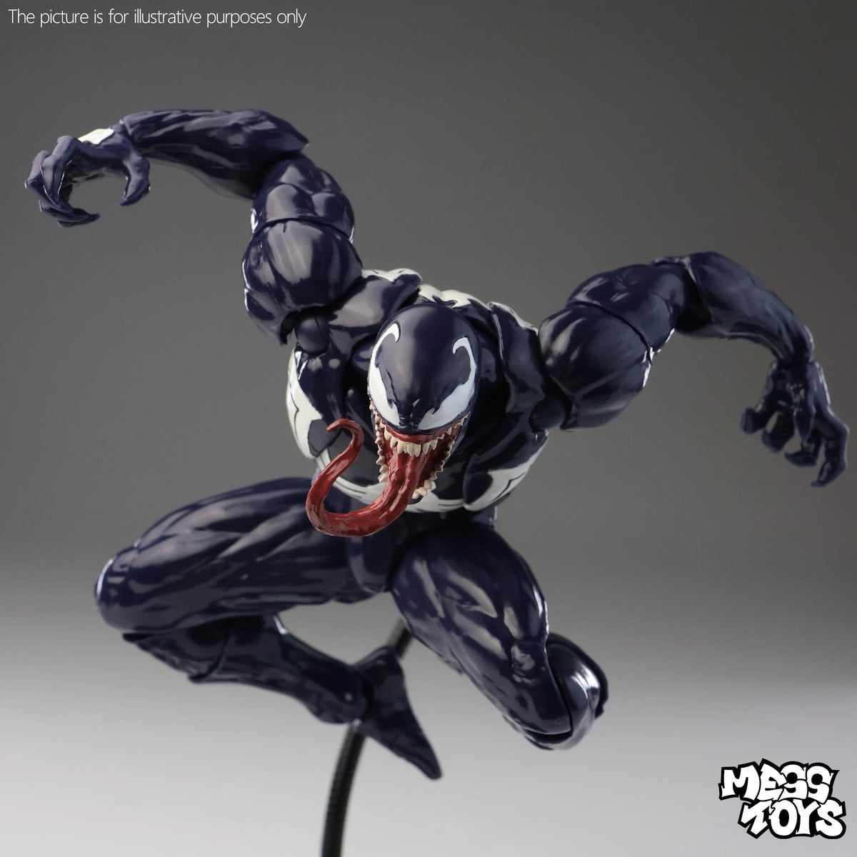 Mess Toys Venom Spider Man Anime Collectible Action Figure