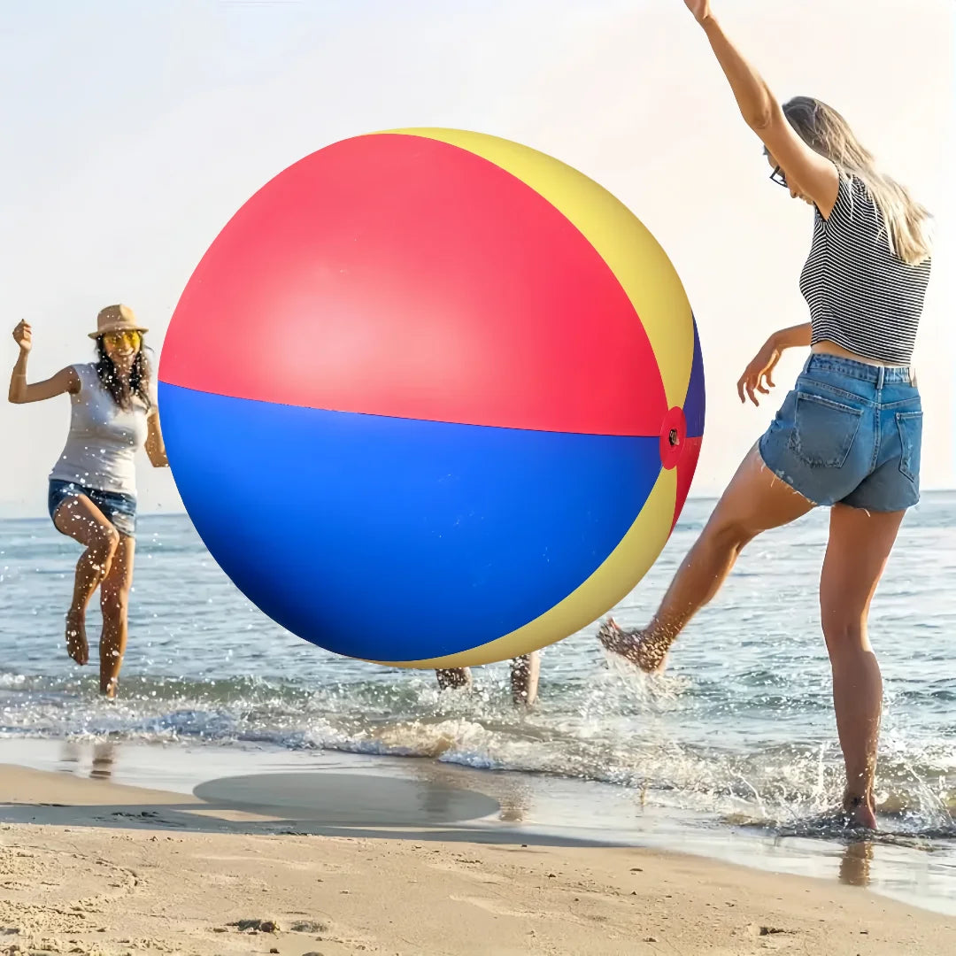 New Outdoor Gmaes Fun Toys Giant Outdoor Beach Ball Colorful PVC Inflatable Ball for Lawn Games School Fun Family Activities