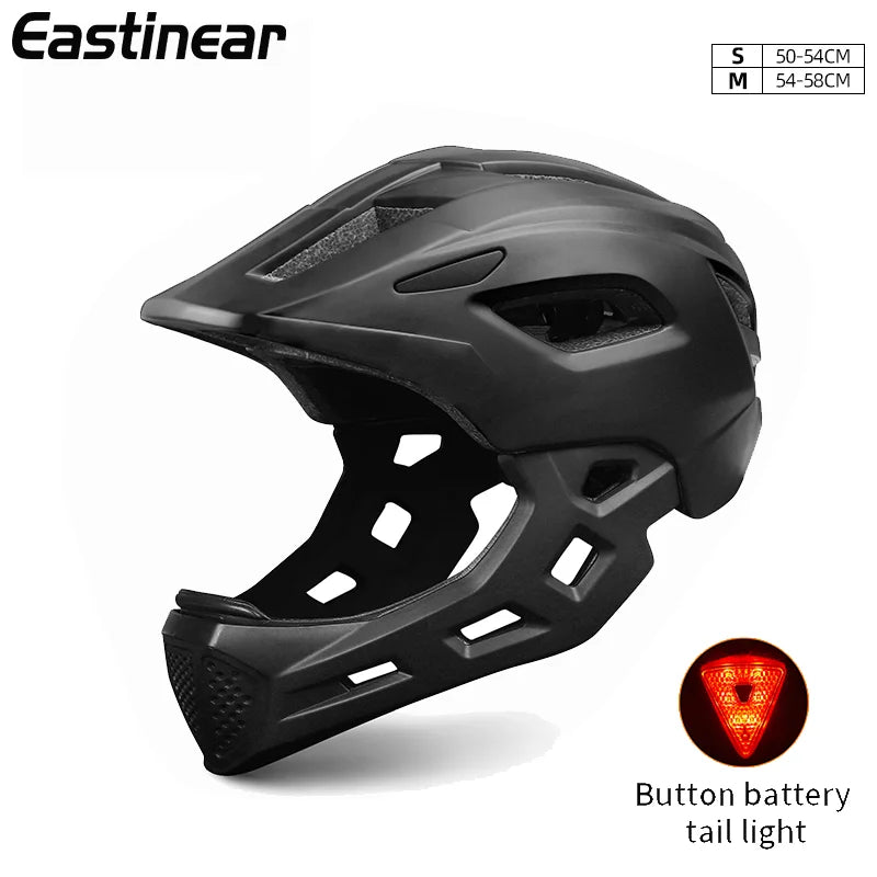 Horntour Kids Full Face Bike Helmet Removable Breathable Cycling Protection