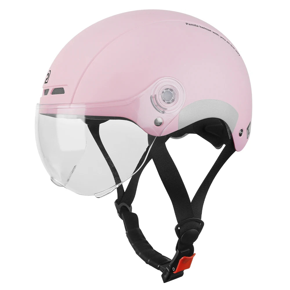 PEMILA Adult Cycling Helmet With Goggles And Ear Protection
