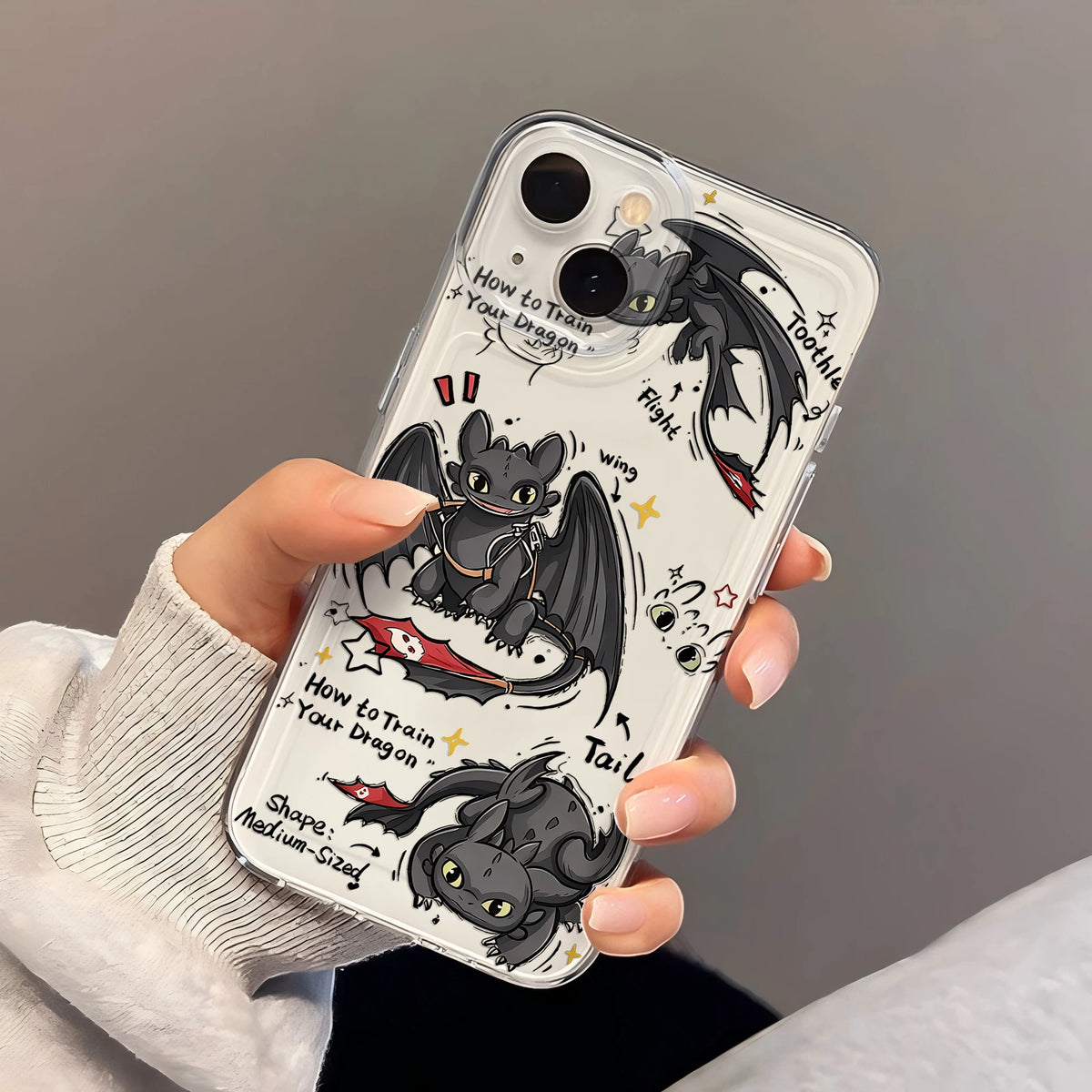 Cartoon How to Trains Your Dragons Phone Case For iPhone 18 17e 17 16e 16 15 14 13 12 11 Mini Air Pro Max XSMax Plus Back Cover