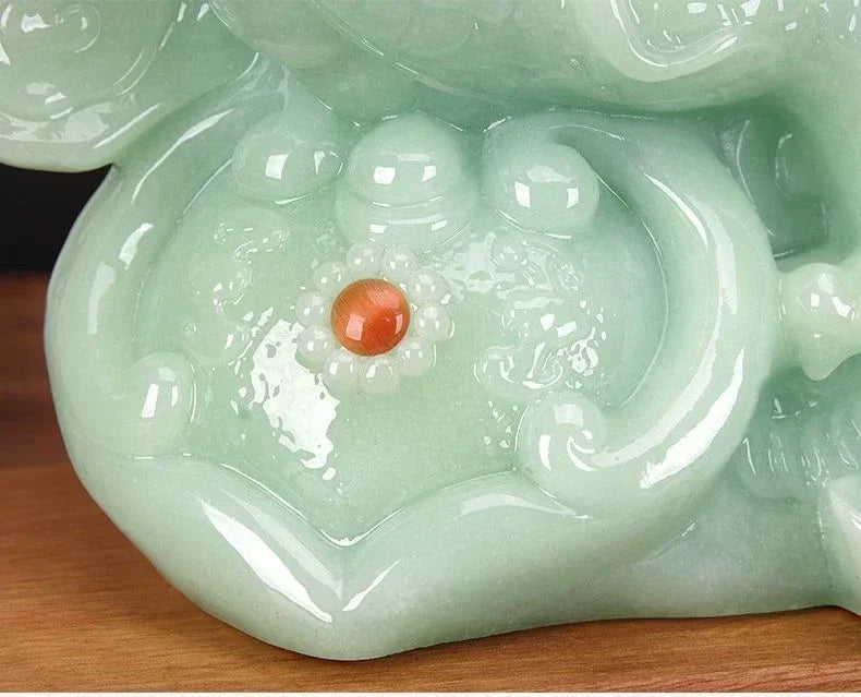 Lucky Dragon Resin Figurine for Housewarming Home Decor