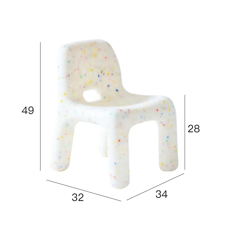 Kids Study Table And Chairs Set Backrest Cute Low Stool Small Kindergarten Outdoor Plastic Strong Durable Table Furniture Set