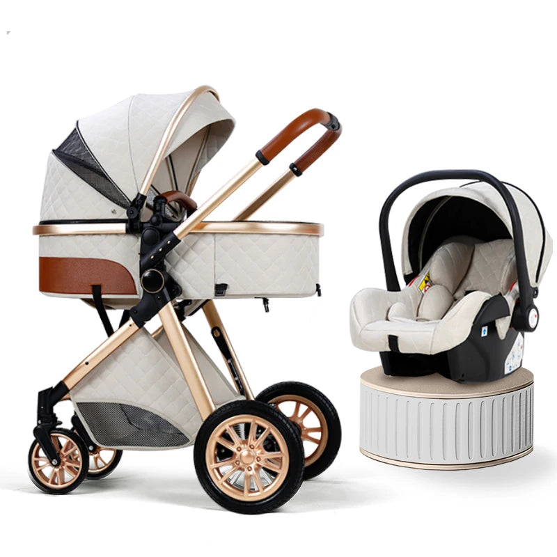 B.childhood 3 In 1 Luxury Baby Stroller Sit Lie Pushchair