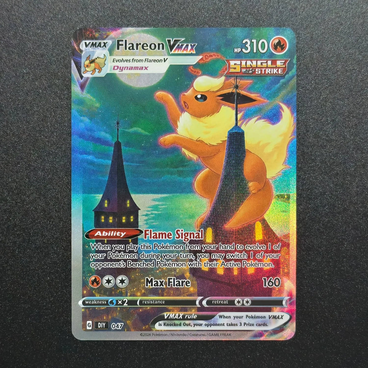 FUNISM Eevee Evolution Moon Gazing Game Collection Card