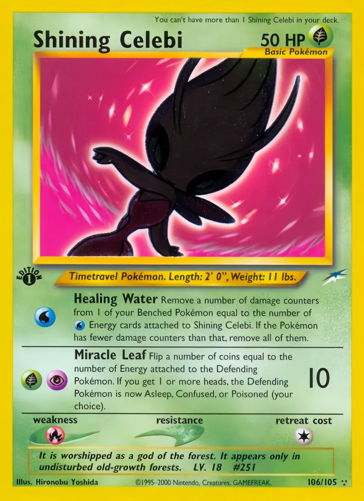 Bandai Neo Destiny Pokémon Trading Card Holo Rare Collectible Cards