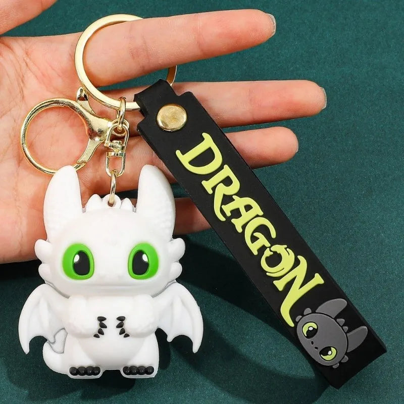 How to Train Your Dragon Toothless Creative Cartoon Car Keychain Personalized Anime Character Peripheral Backpack Pendant Gift