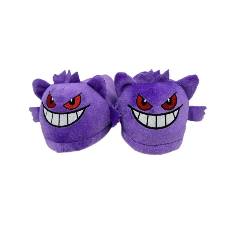 Takara Tomy Pokemon Gengar Plush Anime Non Slip Home Slippers